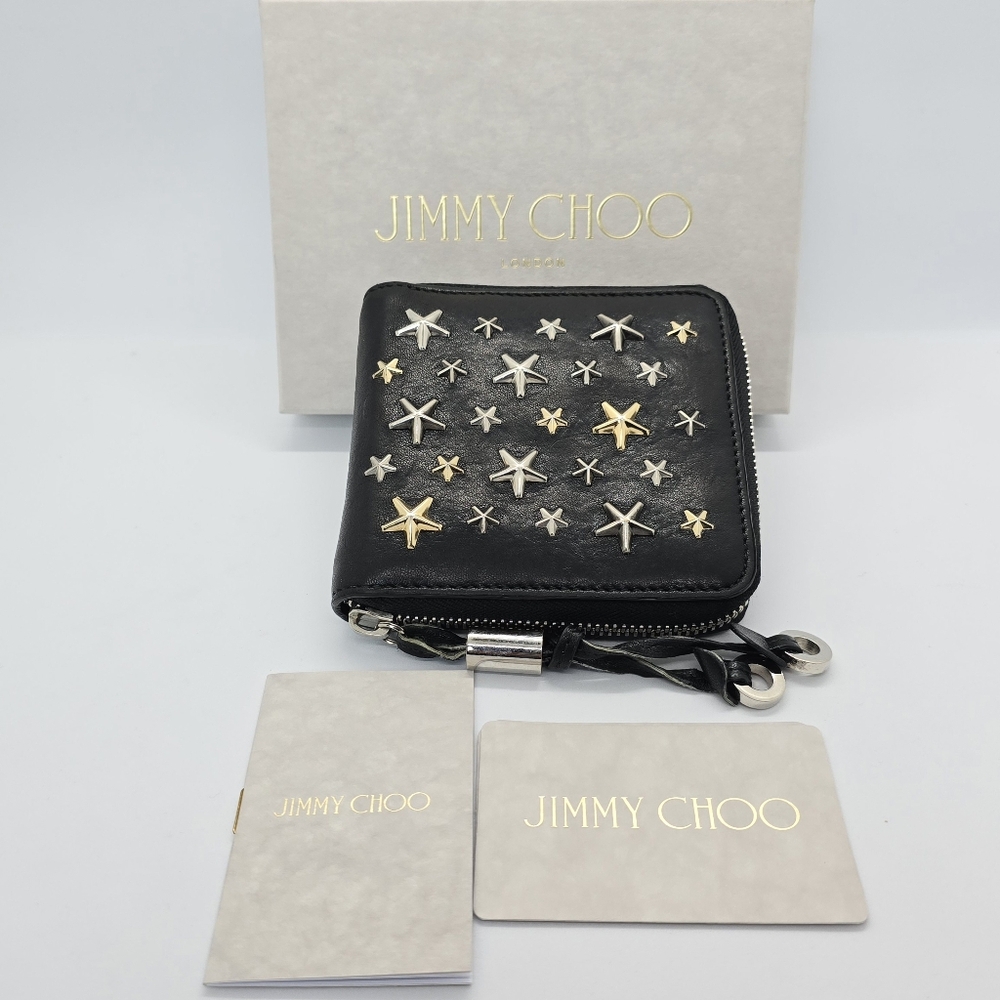 JIMMY CHOO Tessa Leather Wallet